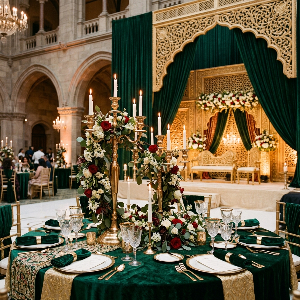 Walima reception decor